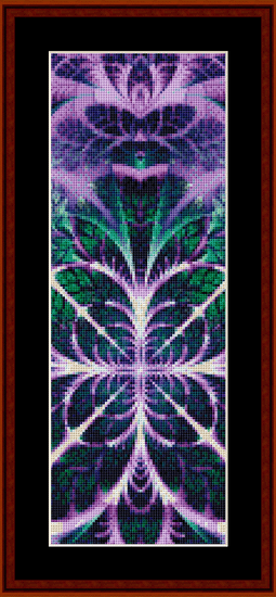 Fractal 624 Bookmark cross stitch pattern