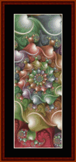 Fractal 632 Bookmark pdf cross stitch pattern