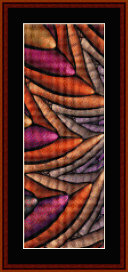 Fractal 634 Bookmark cross stitch pattern