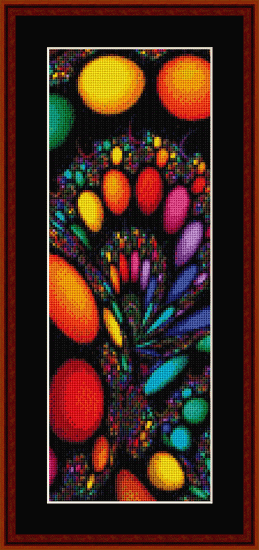 Fractal 635 Bookmark cross stitch pattern