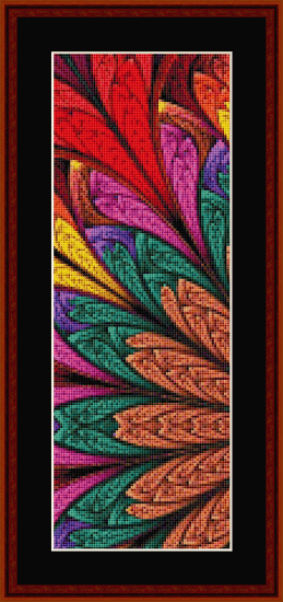 Fractal 639 Bookmark cross stitch pattern