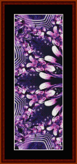 Fractal 653 Bookmark pdf cross stitch pattern