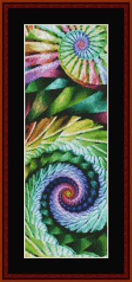 Fractal 655 Bookmark cross stitch pattern