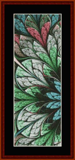 Fractal 662 Bookmark cross stitch pattern