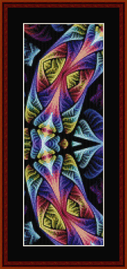 Fractal 665 Bookmark cross stitch pattern