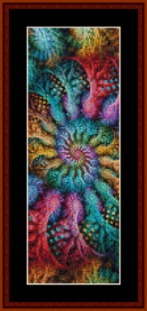 Fractal 705 Bookmark cross stitch pattern