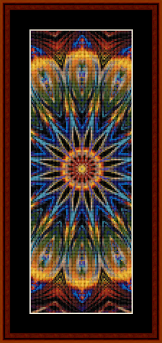 Fractal 706 Bookmark cross stitch pattern