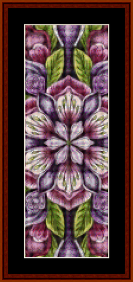 Mandala 7 Bookmark cross stitch pattern