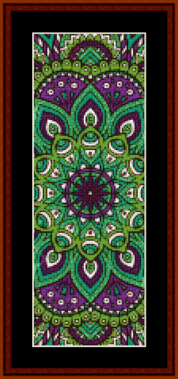 Mandala 40 Bookmark cross stitch pattern