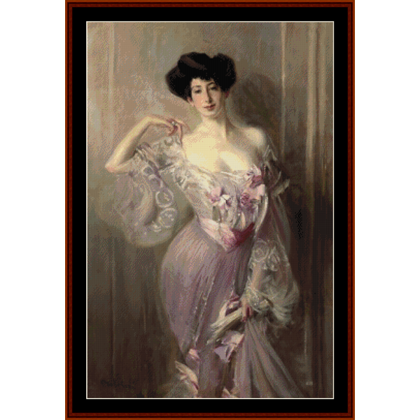 Ena Wertheimer - Giovanni Boldini pdf cross stitch pattern