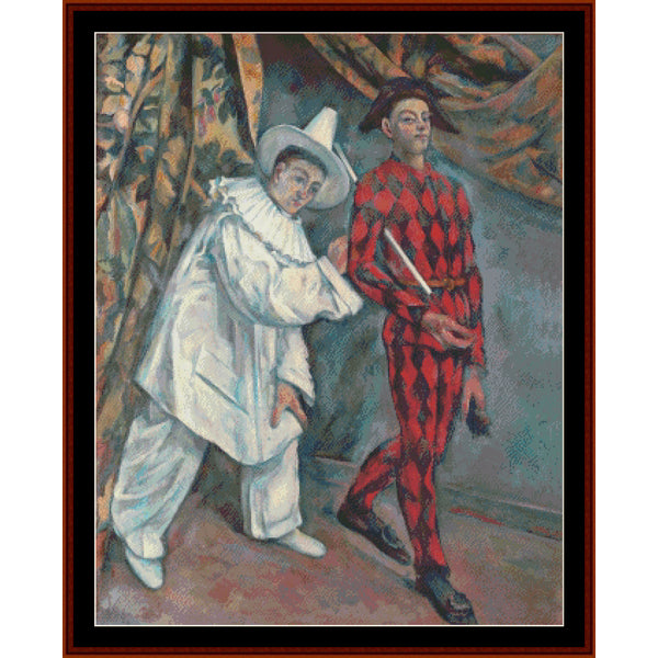 Mardi Gras - Cezanne cross stitch pattern