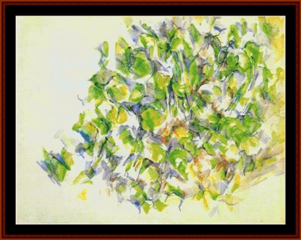 Foliage - Cezanne pdf cross stitch pattern