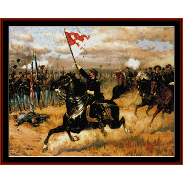 Sheridan's Ride cross stitch pattern