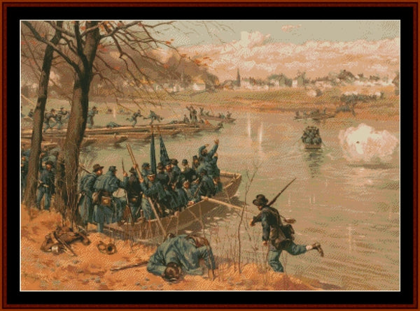 Battle of Fredericksburg - American Civil War pdf cross stitch pattern