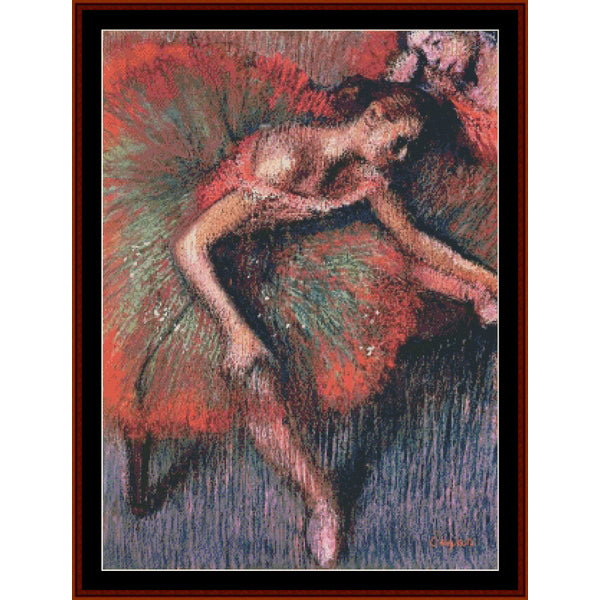 Dancers – Edgar Degas pdf cross stitch pattern