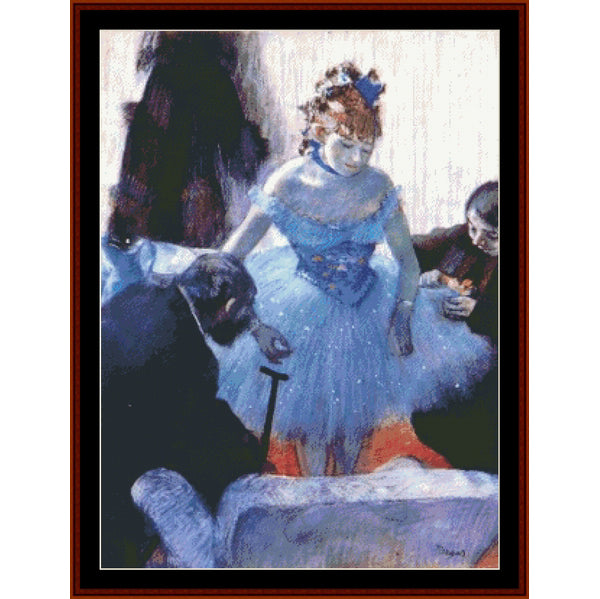 Dancer's Dressing Room - Degas cross stitch pattern
