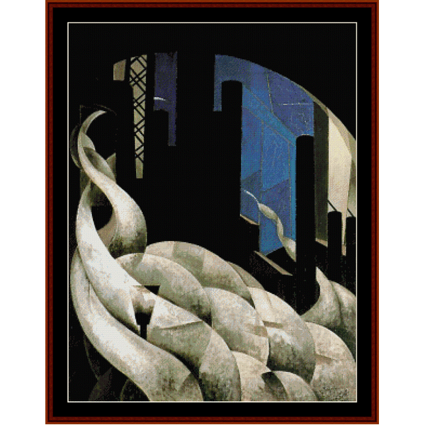 Incense of a New Church - Charles Demuth cross stitch pattern