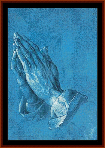 Praying Hands - Albrecht Durer pdf cross stitch pattern