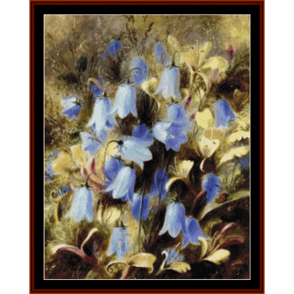 Harebells - A.D. Lucas pdf cross stitch pattern