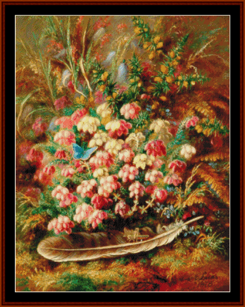 Blackberries - Albert D. Lucas pdf cross stitch pattern