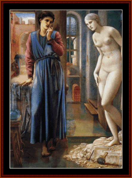 The Hand Refrains - Burne-Jones cross stitch pattern