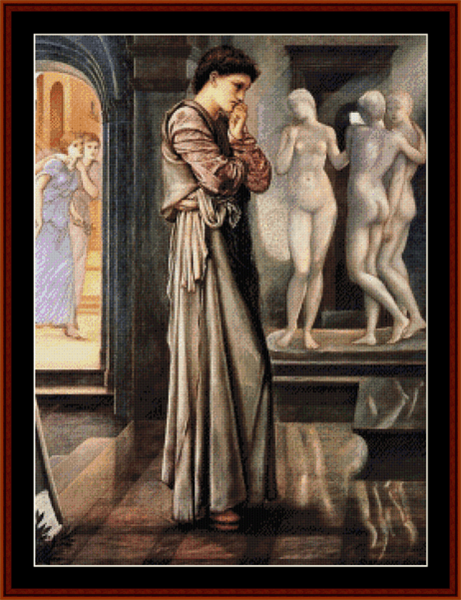 The Heart Desires - Burne-Jones cross stitch pattern
