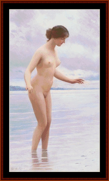 In the Water - Eugene de Blass pdf cross stitch pattern