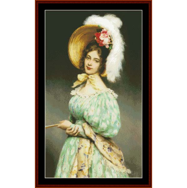 Musette - Eugene de Blass cross stitch pattern
