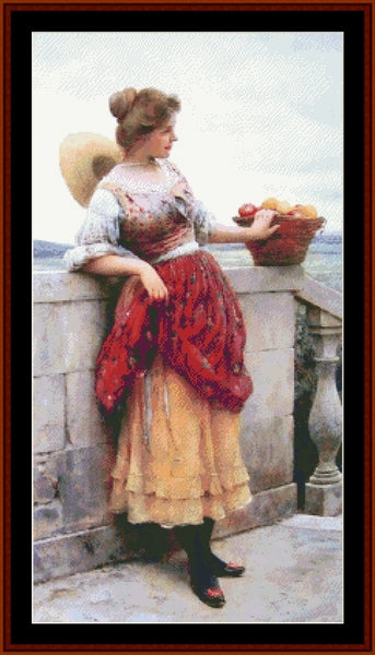 Pleasure - Eugene de Blass pdf cross stitch pattern