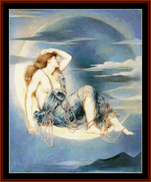 Luna – Evelyn D. Morgan cross stitch pattern