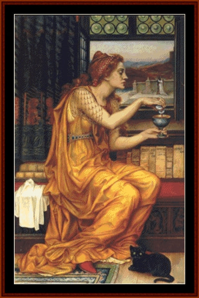 The Love Potion – Evelyn D. Morgan cross stitch pattern