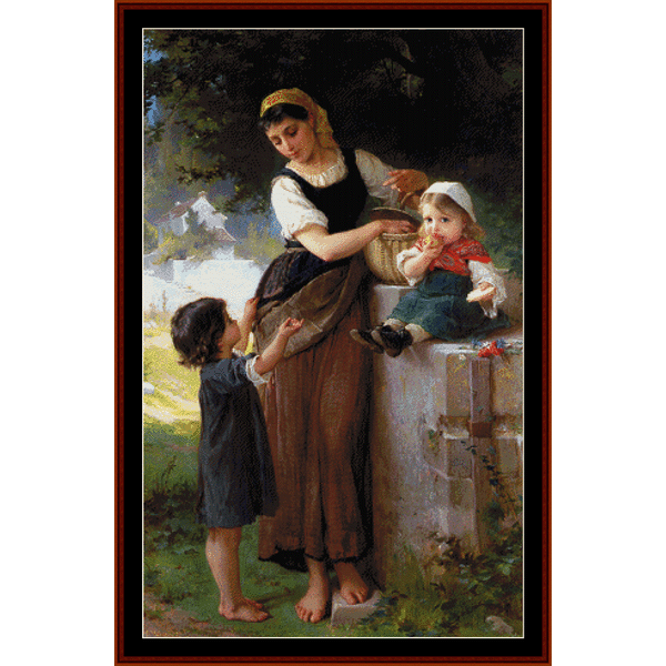 May I Have One Too? - Emile Munier cross stitch pattern