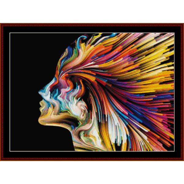 Mind Painting - Fantasy pdf cross stitch pattern