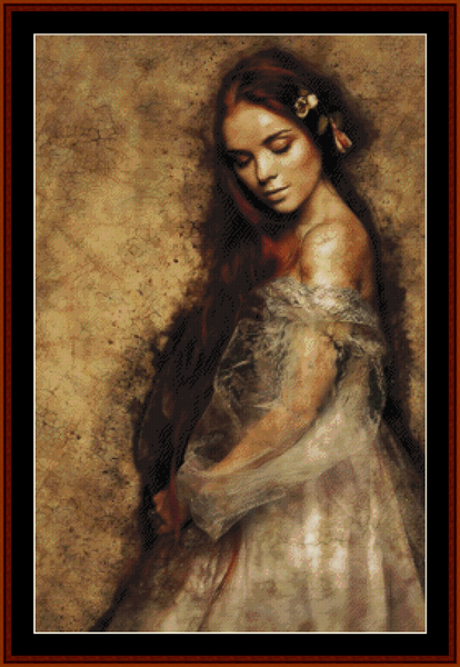 Ethereal Beauty - Fantasy pdf cross stitch pattern