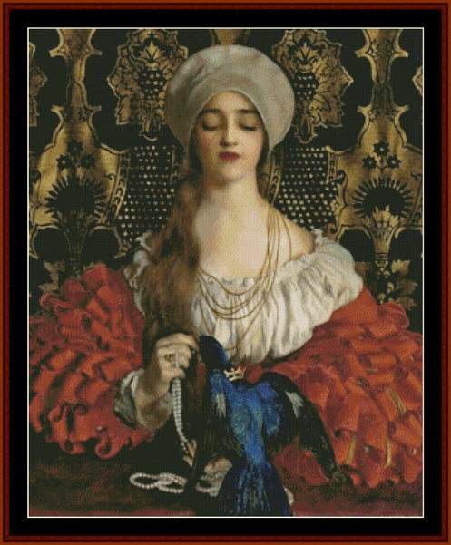 The Blue Bird - Frank C. Cowper pdf cross stitch pattern