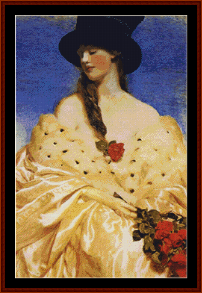Eve - Frank C. Cowper pdf cross stitch pattern