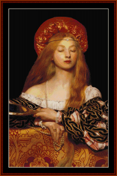 Vanity - Frank C. Cowper pdf cross stitch pattern