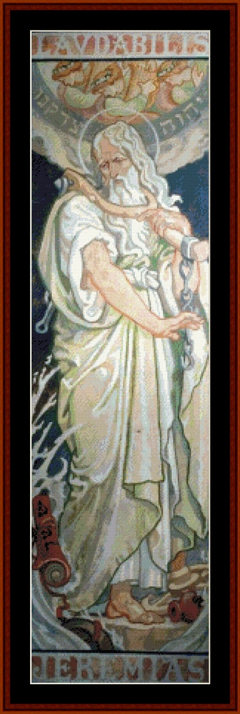 Jeremiah - Frederick J. Shields pdf cross stitch pattern