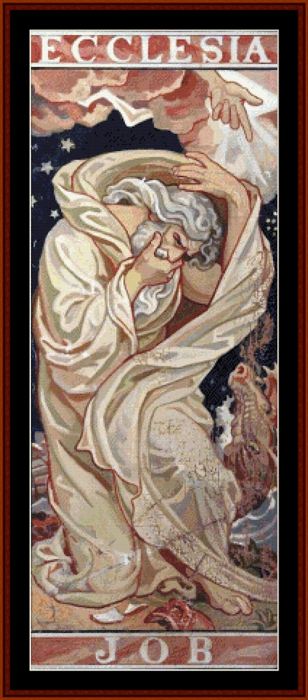 Job - Frederick J. Shields pdf cross stitch pattern