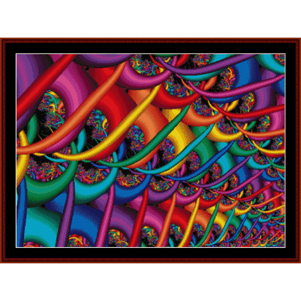 Fractal 14 pdf cross stitch pattern