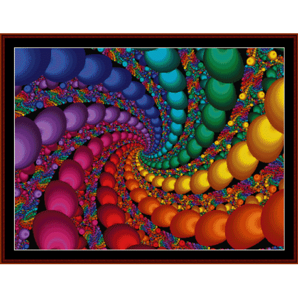 Fractal 140 pdf cross stitch pattern
