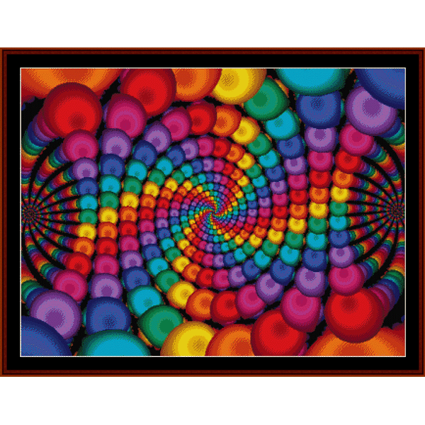 Fractal 141 pdf cross stitch pattern