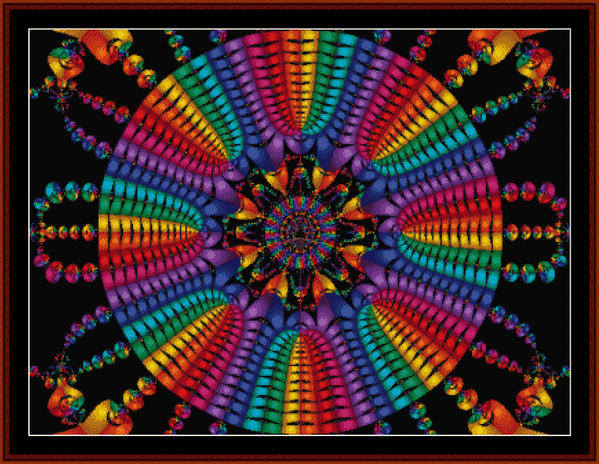 Fractal 151 pdf cross stitch pattern