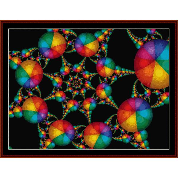 Fractal 194 pdf cross stitch pattern