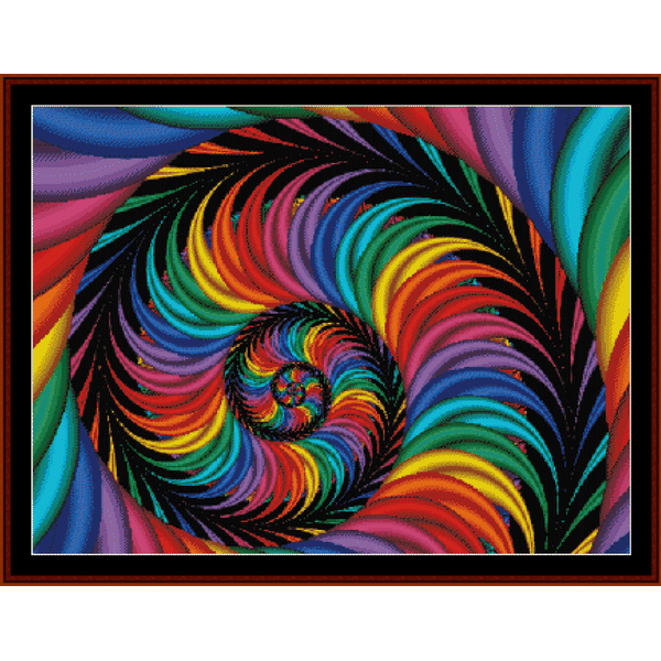 Fractal 204 pdf cross stitch pattern