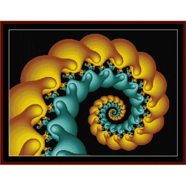 Fractal 206 pdf cross stitch pattern