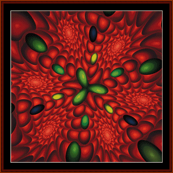 Fractal 252 pdf cross stitch pattern
