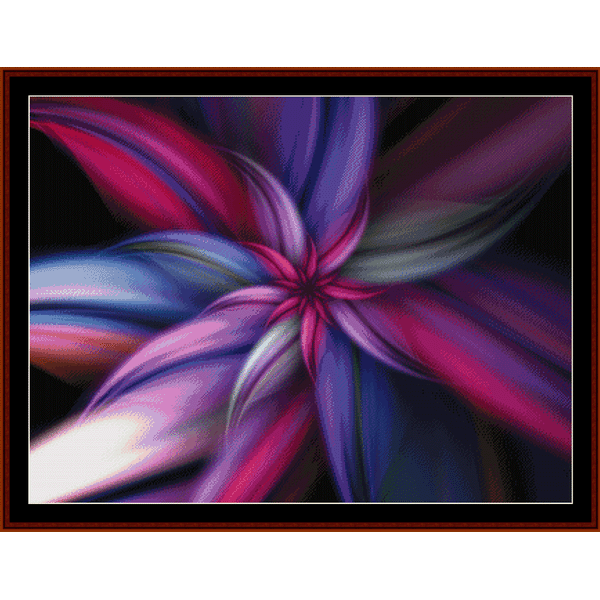 Fractal 253 pdf cross stitch pattern