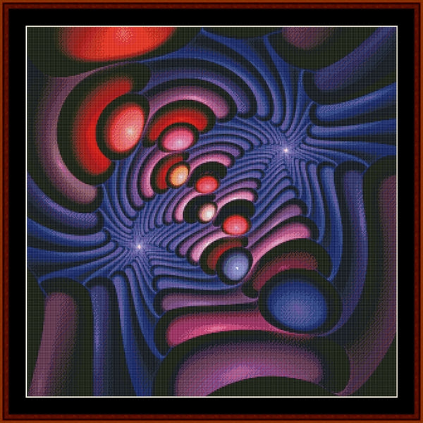 Fractal 254 pdf cross stitch pattern