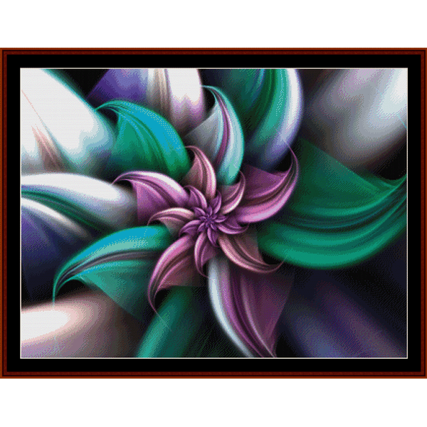 Fractal 257 pdf cross stitch pattern